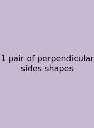 1 Pair Of Perpendicular Sides Shapes