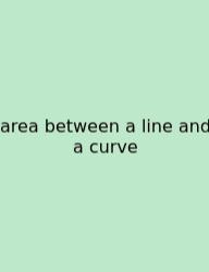 Area Between A Line And A Curve