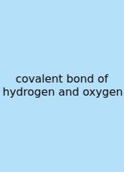 Covalent Bond Of Hydrogen And Oxygen