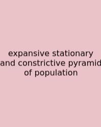 Expansive Stationary And Constrictive Pyramid Of Population
