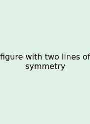 Figure With Two Lines Of Symmetry