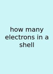 How Many Electrons In A Shell