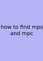 How To Find Mps And Mpc