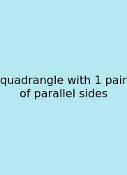 Quadrangle With 1 Pair Of Parallel Sides