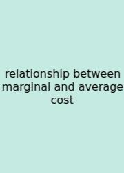 Relationship Between Marginal And Average Cost