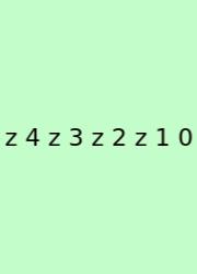 Z 4 Z 3 Z 2 Z 1 0